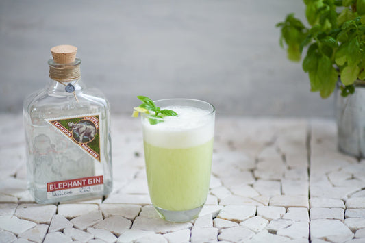 Elderflower Basil Fizz