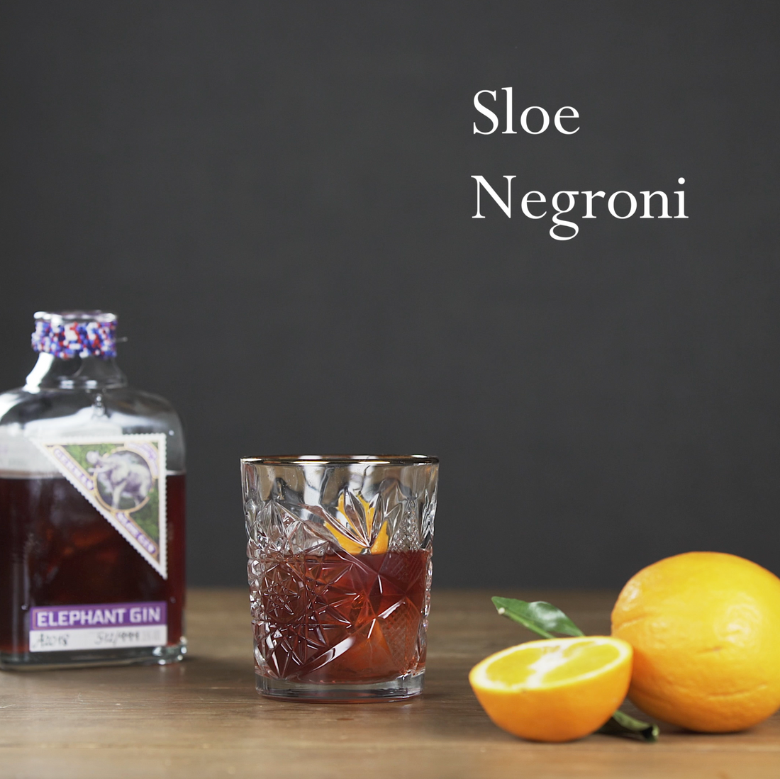 Elephant Sloe Gin Negroni