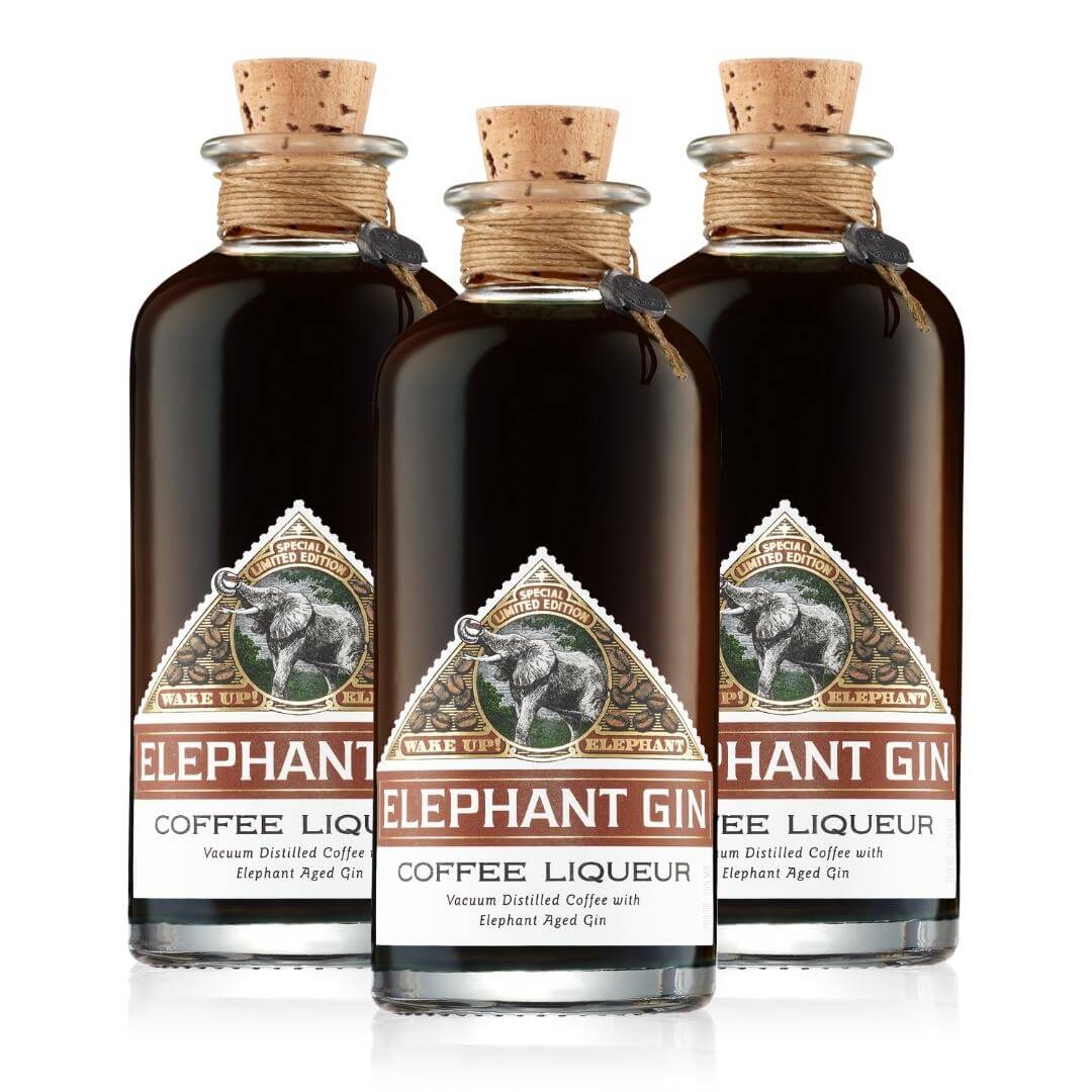 Elephant Gin Coffee Liqueur Bundle (Pack of 3) - Save 10%