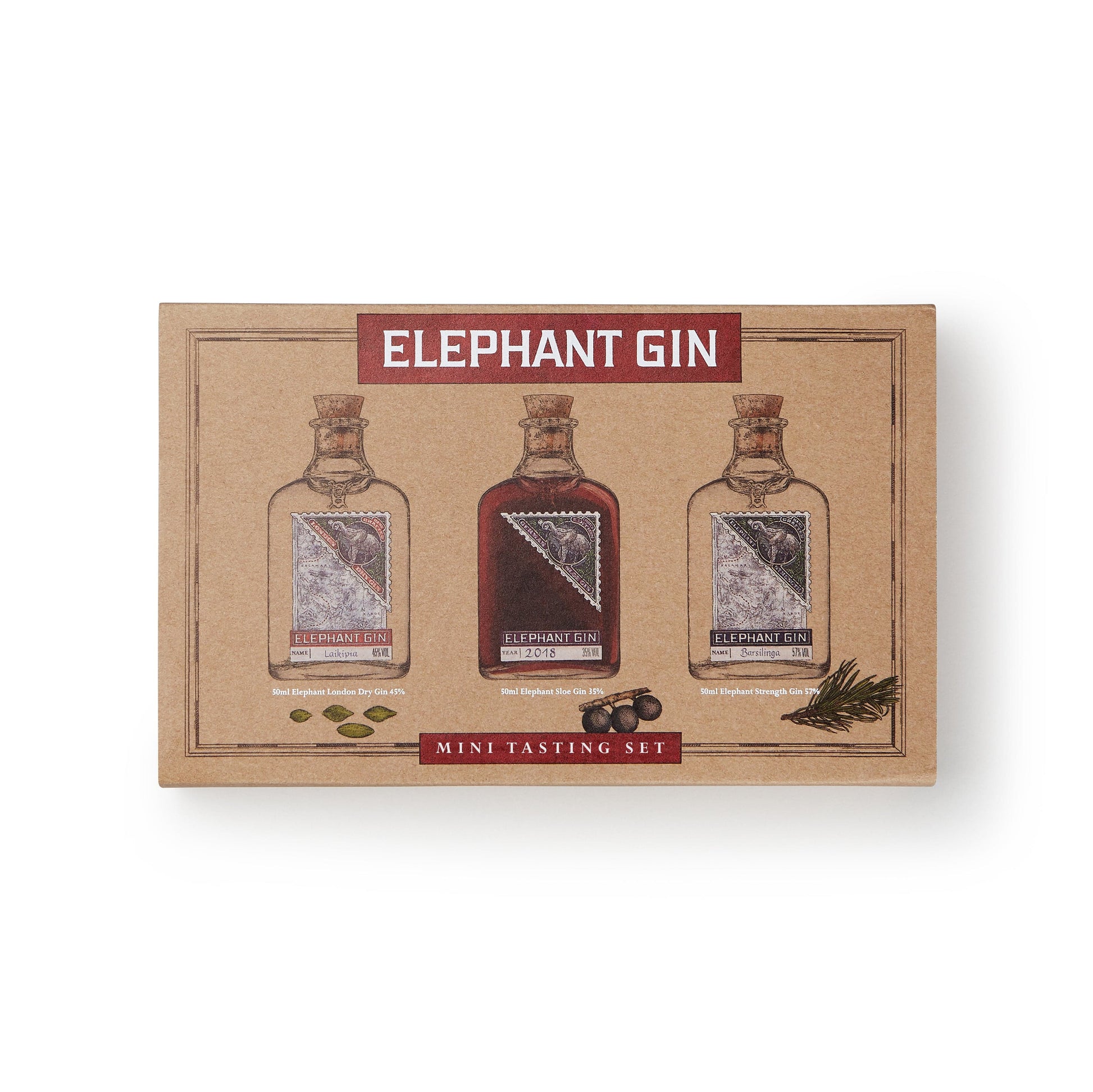 Elephant Gin Mini Tasting Set (3x 50 ml)